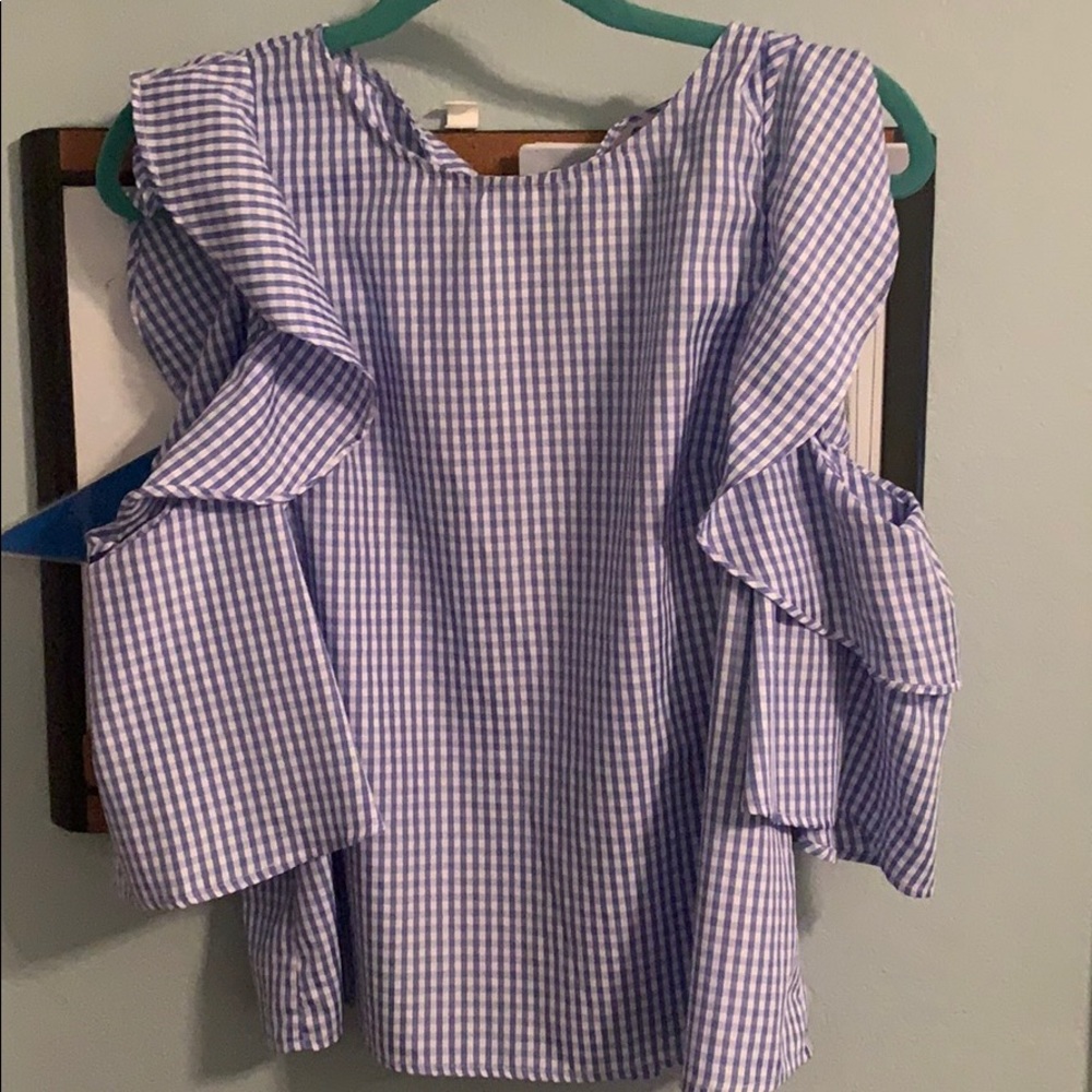Impeccable pig gingham top
